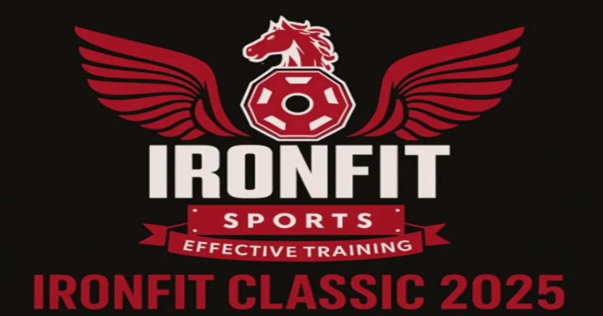 IronFit Classic 2025 bodybuilding championship poster and competition details in Nairobi