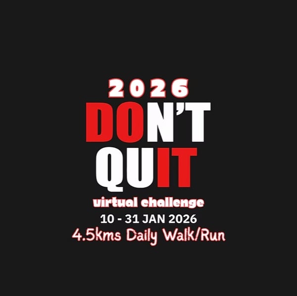 Don't Quit 2026 Virtual Challenge poster