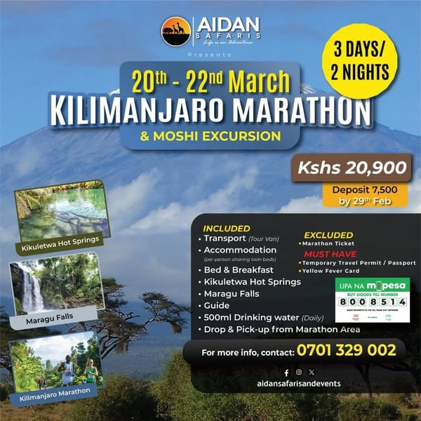 Kilimanjaro Marathon & Moshi Excursion poster