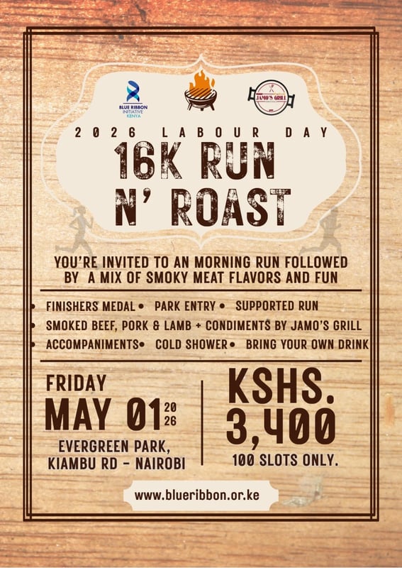2026 Labour Day 16km Run n Roast poster