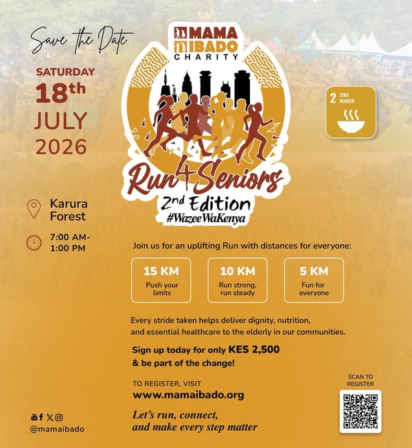Mama Ibado Charity Run 4 Seniors - 2nd Edition poster