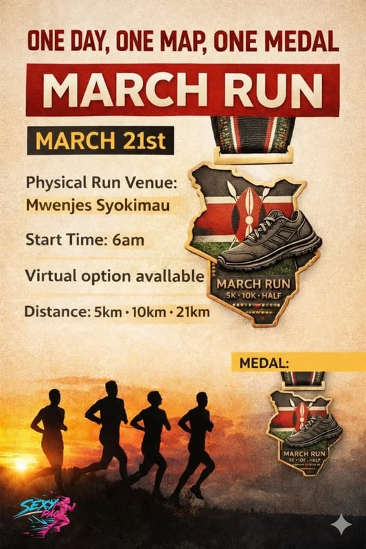March Run 21st poster