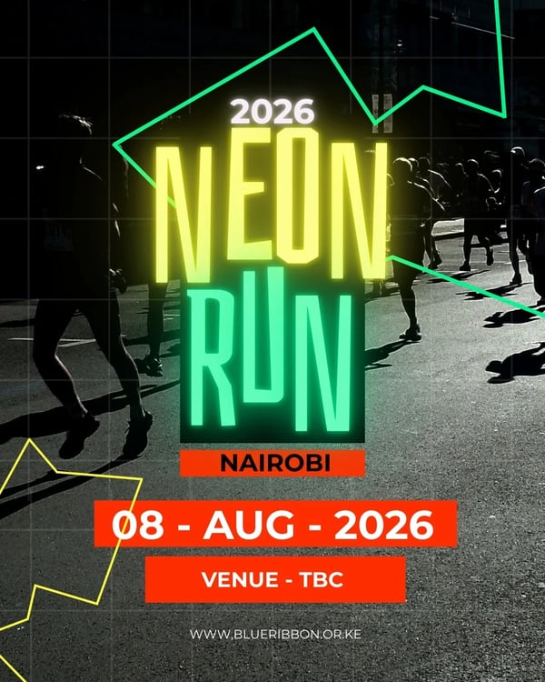 Neon Run Nairobi 2026 poster