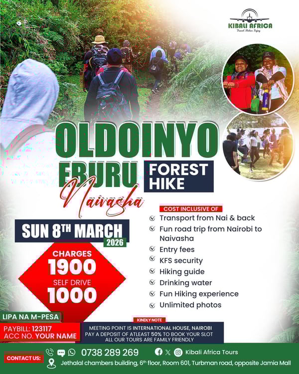 Oldoinyo Eburu Forest Hike - Naivasha poster