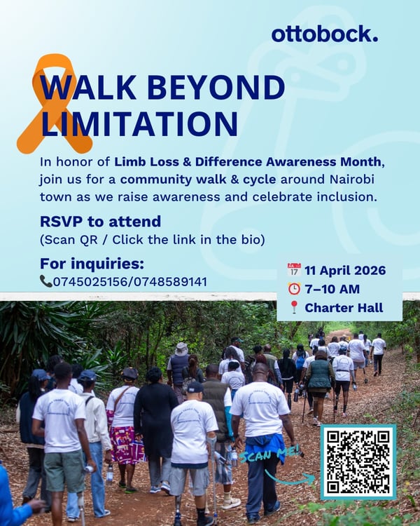 Ottobock Walk Beyond Limitation poster