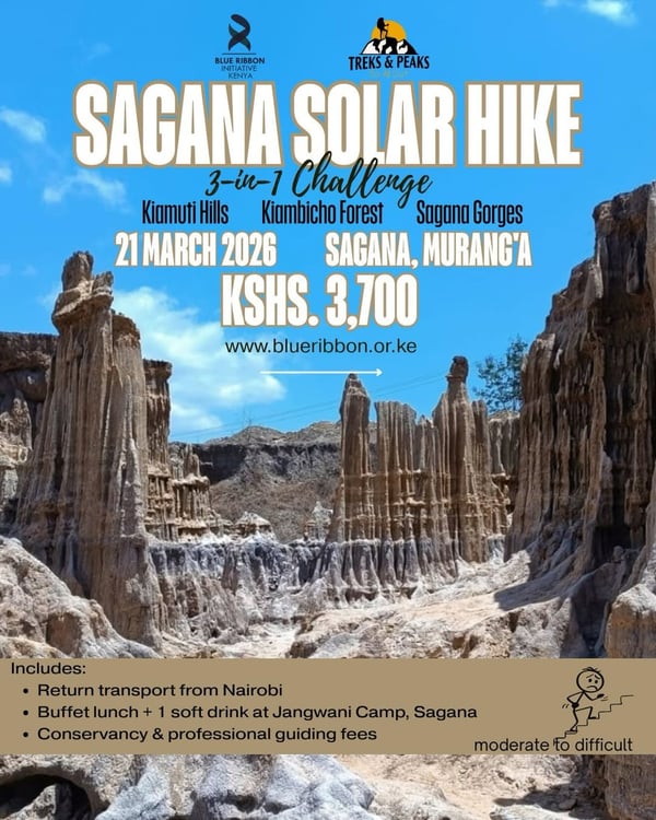 Sagana Solar Hike - 3-in-1 Challenge poster