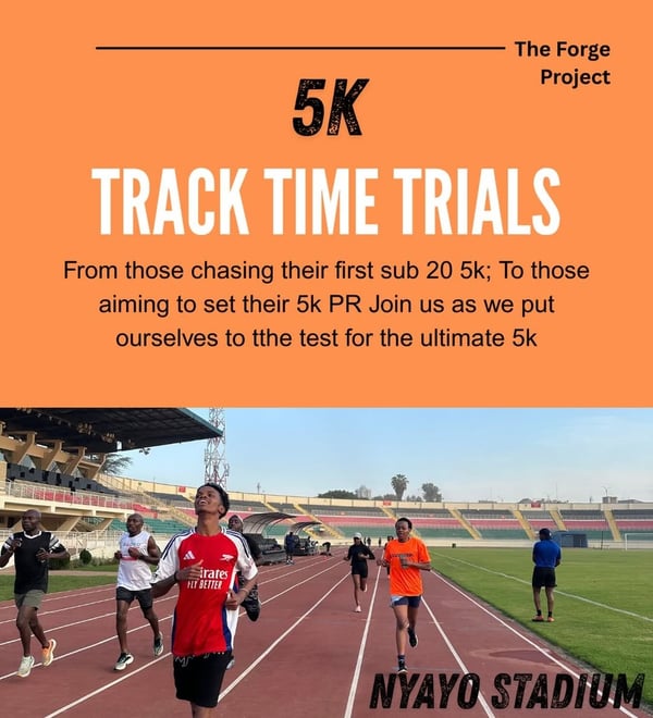 Track Tuesdays - 5K Time Trials poster