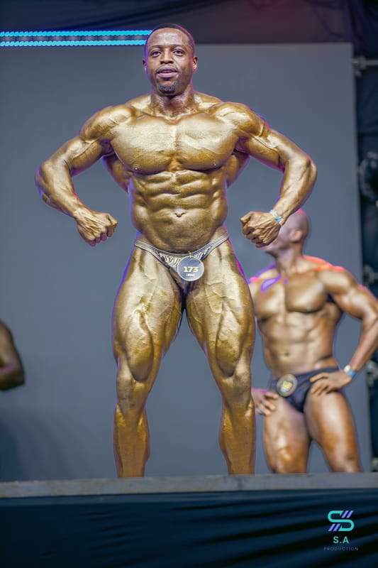 Gachau Njoroge posing on stage at MMEA 2024