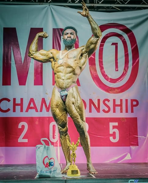 Philip Guya winning Men