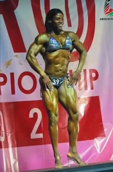 Zulaika Najuma competing at Mr 001 2025 after being forced into Figure category